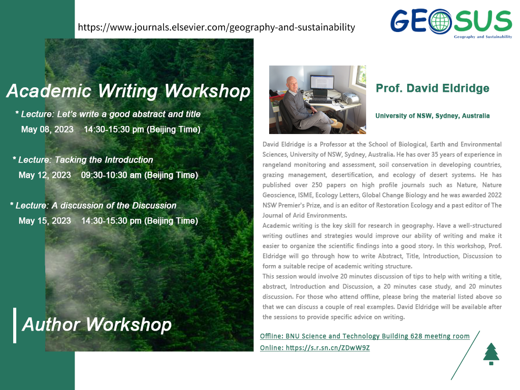Academic Writing Workshop Flyer